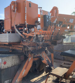 Sold: 1995 FL-80 Sterling B-7 Post Driver Truck with Pressure Digger, Remote Drive Tandem Axle