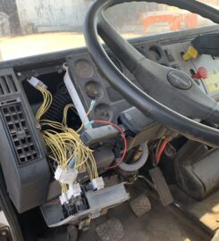 1995 FL-80 Sterling B-7 Post Driver Truck with Pressure Digger, Remote Drive Tandem Axle