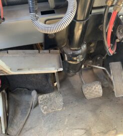 1995 FL-80 Sterling B-7 Post Driver Truck with Pressure Digger, Remote Drive Tandem Axle