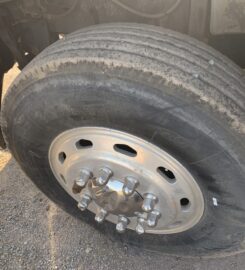 1995 FL-80 Sterling B-7 Post Driver Truck with Pressure Digger, Remote Drive Tandem Axle