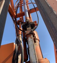 1995 FL-80 Sterling B-7 Post Driver Truck with Pressure Digger, Remote Drive Tandem Axle