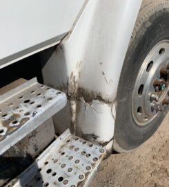 1995 FL-80 Sterling B-7 Post Driver Truck with Pressure Digger, Remote Drive Tandem Axle