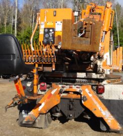 1995 FL-80 Sterling B-7 Post Driver Truck with Pressure Digger, Remote Drive Tandem Axle