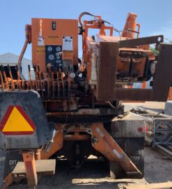 1995 FL-80 Sterling B-7 Post Driver Truck with Pressure Digger, Remote Drive Tandem Axle