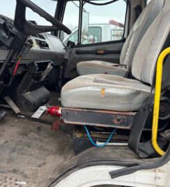 1995 FL-80 Sterling B-7 Post Driver Truck with Pressure Digger, Remote Drive Tandem Axle